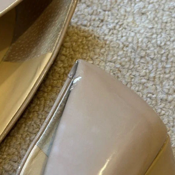 Jessica Simpson Tan Nude Wedge Heels - size 8 - Classic Style READ DESCRIPTION - Picture 10 of 13